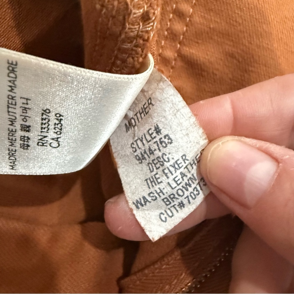 Mother Jumpsuit The Fixer in Brown Denim - Picture 14 of 14